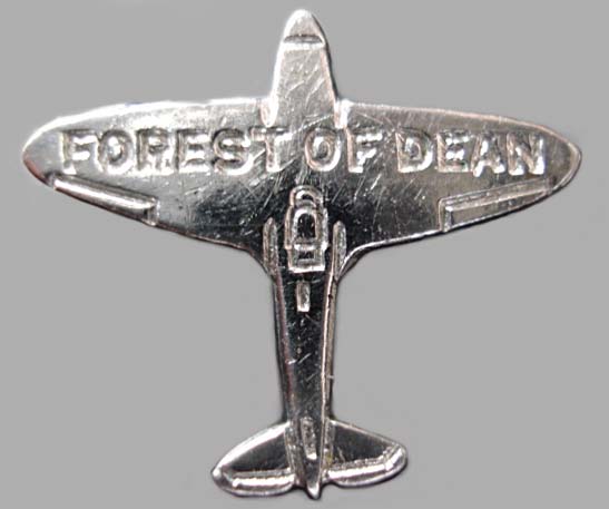 image: Forest of Dean Spitfire - lapel badge