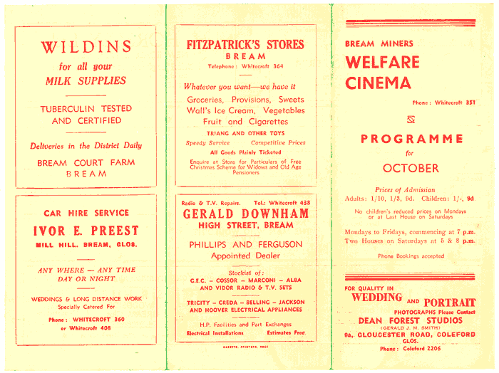 image: Bream Miners Welfare cinema (44k)