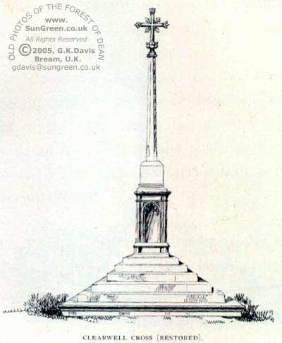 Clearwell Cross restored (17k)