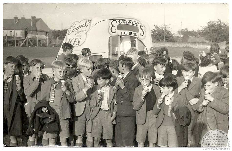 Evans ice cream van
