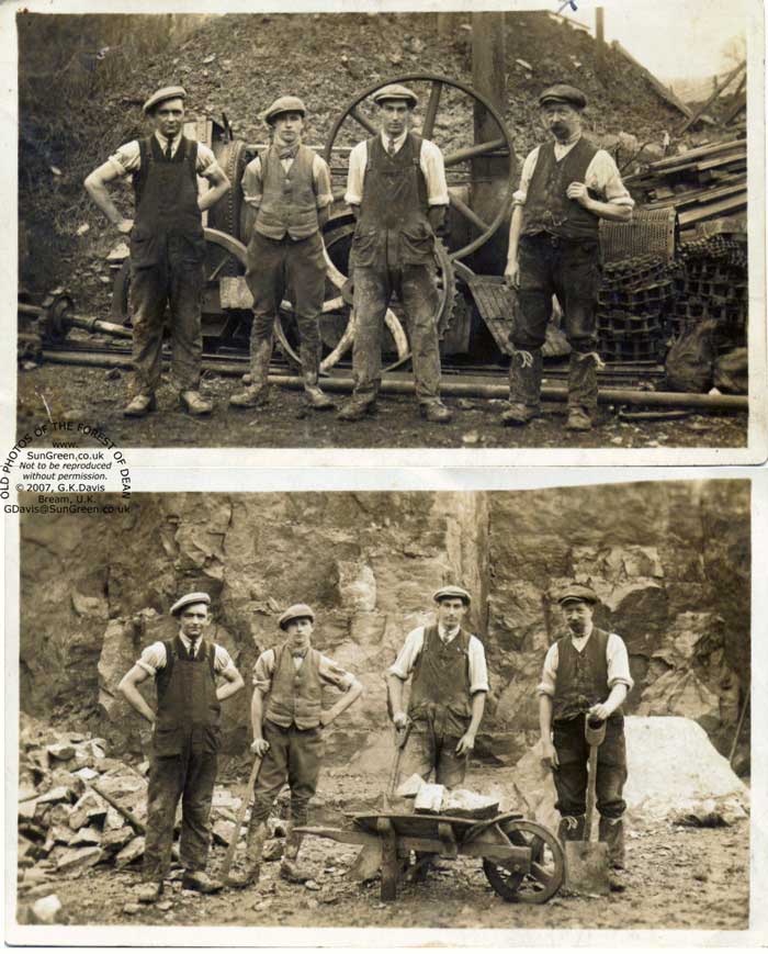 image: in a Forest of Dean stone quarry