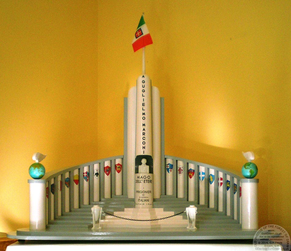 Scale model of the Marconi Monument