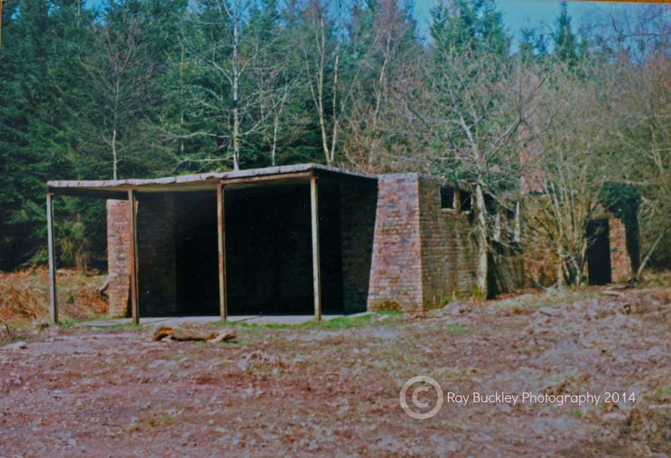 A decontamination building near the Speech House
