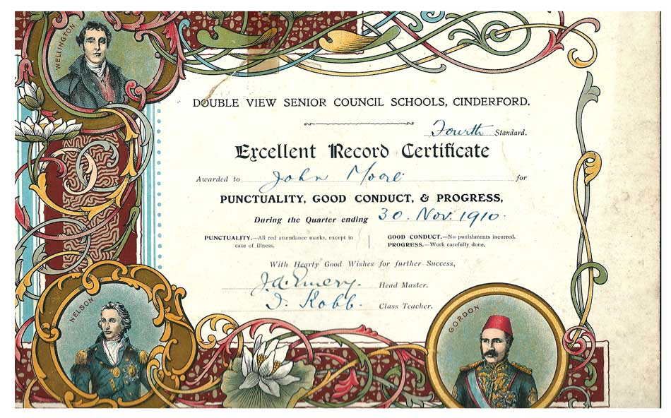 Double View Certificate 1910