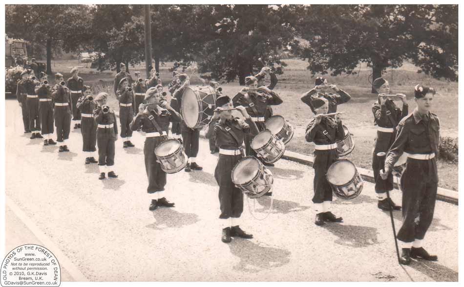 Cinderfors cadets on parade