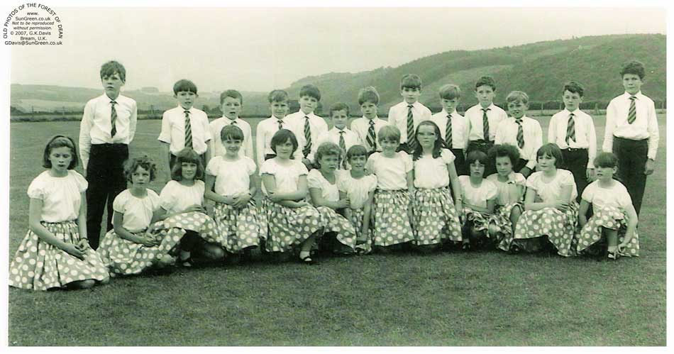 Bilson School Cinderford, Country Dancing Team c 1966