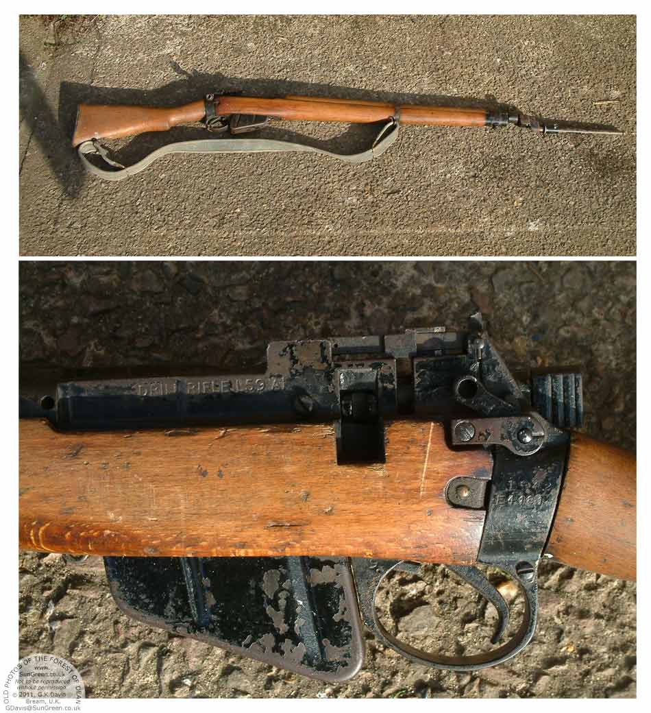 A Cinderford Home Guard Drill Rifle