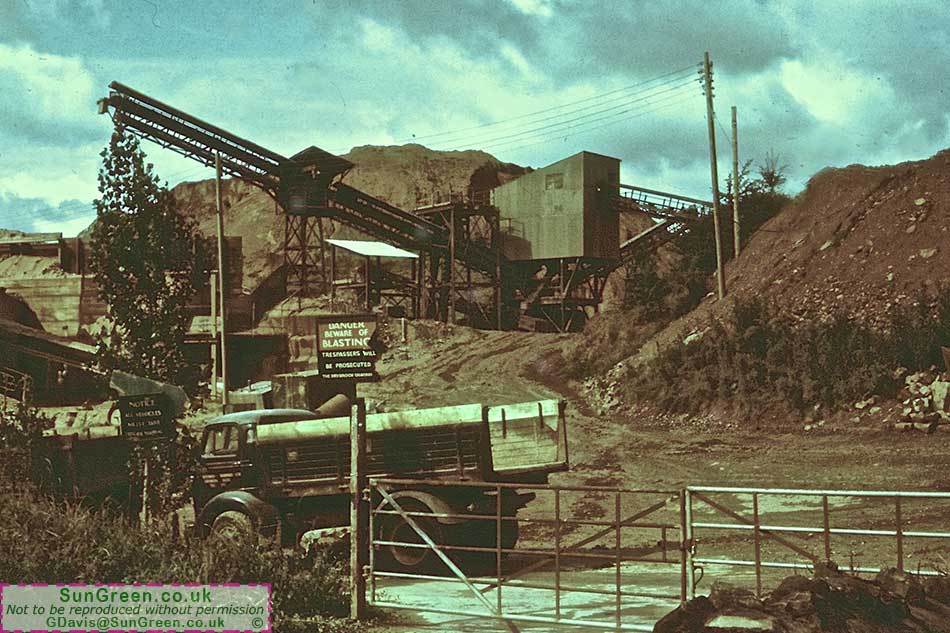 An old photo of Drybrook quarry from 1962