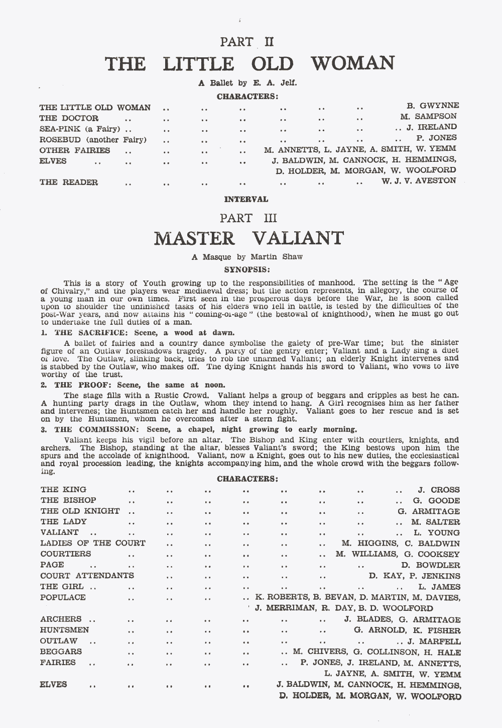 East Dean Grammar School Master Valiant program - page 3