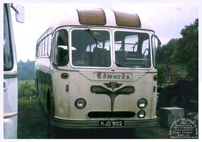 image: Edwards coach KJD 902 after it was withdrawn from service.