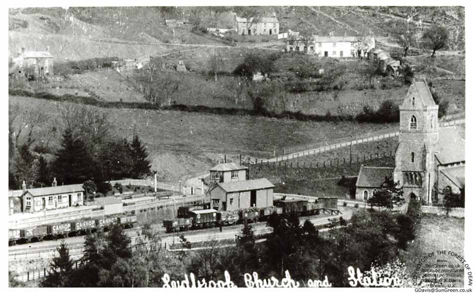 Lydbrook church and station