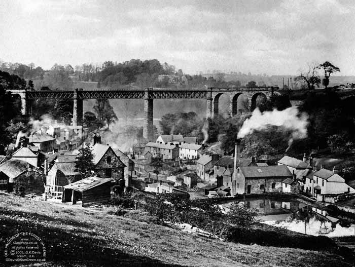 Image: Lydbrook Viaduct and Valley (59k)