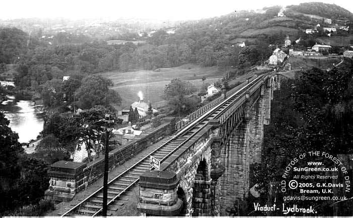 The Viaduct and the railway  line (49k)