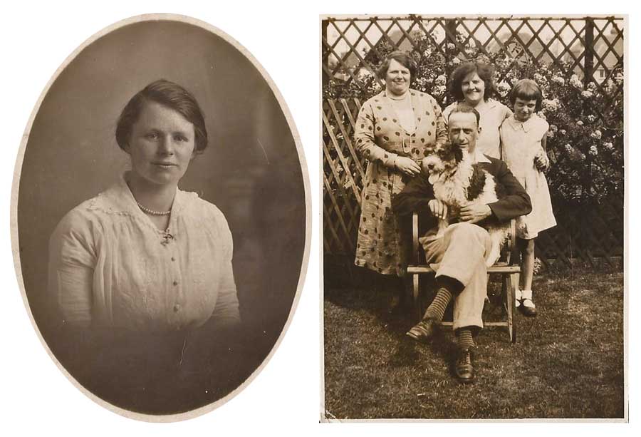 A photo of members of the Barber and Brown families from Lydbrook