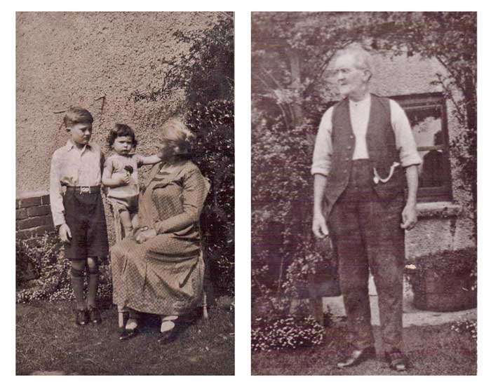 An old photo of John and Florenec Smith