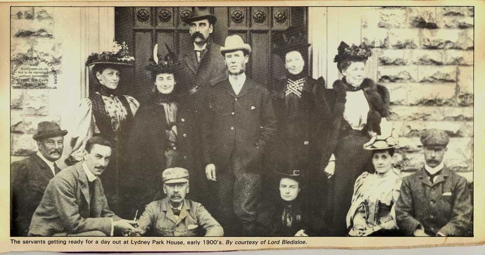 Servants at Lydney Park Estate