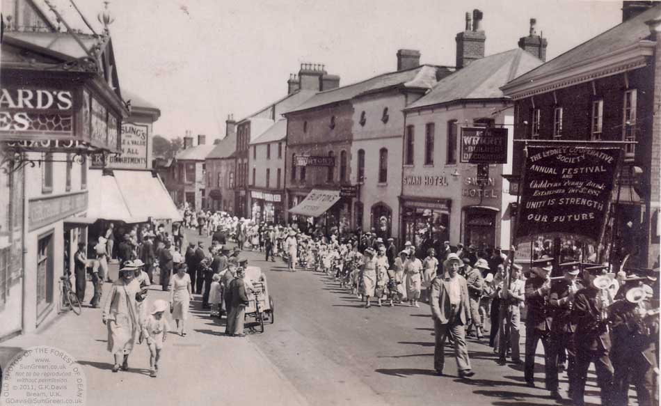 A parade in Lydney