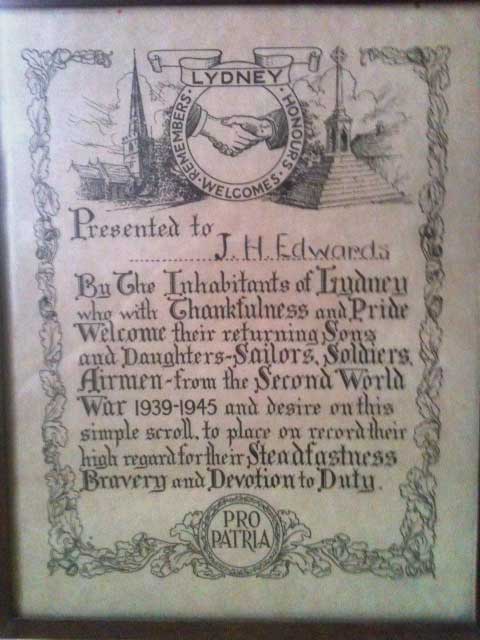 WWII scroll