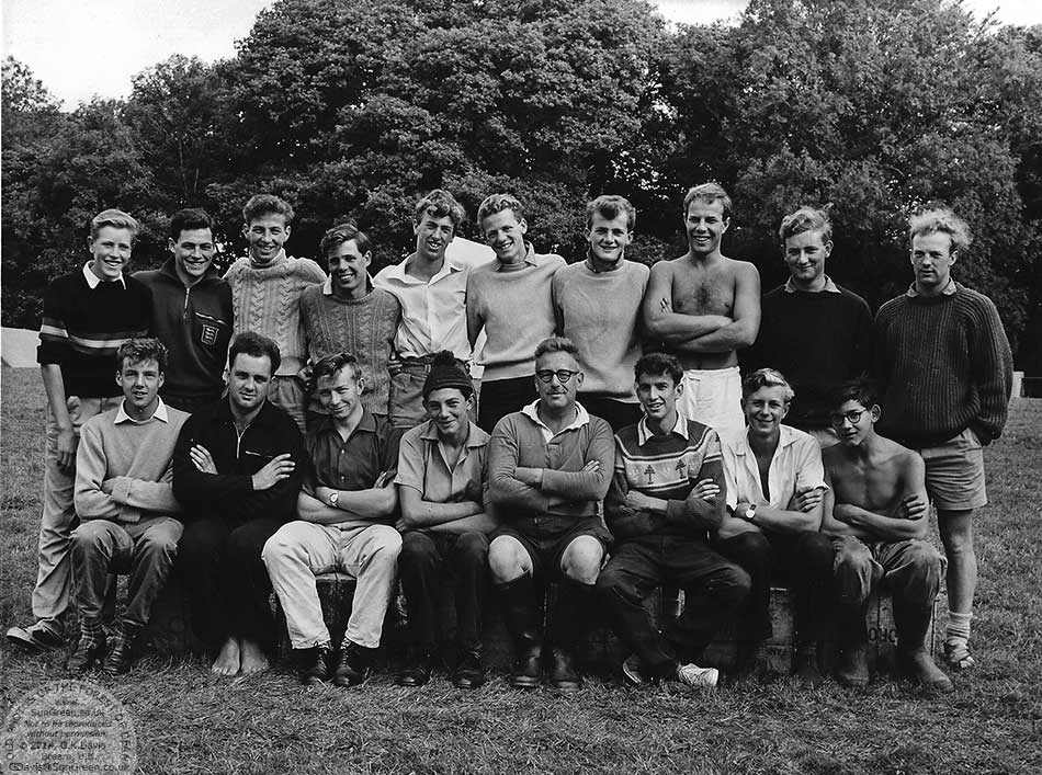 A photo froma Lydney Grammar School camp