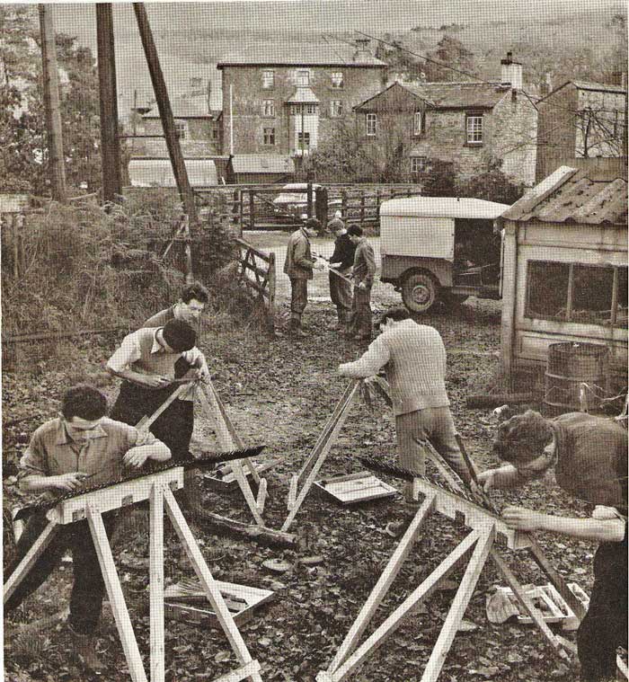 Students from the Forestyr School, Parkend