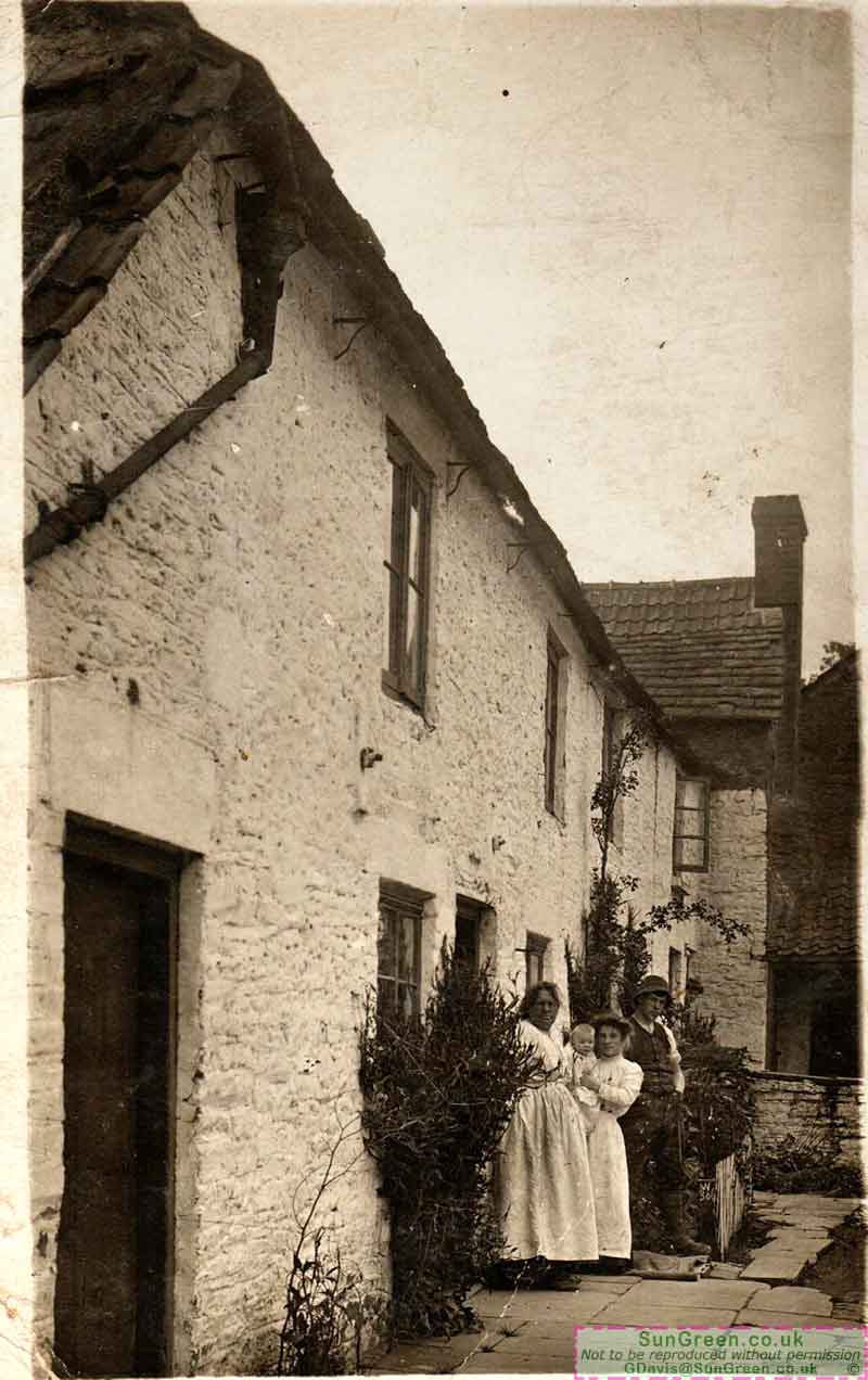 Members of the kear family in Lower Road, Pillowell, Gloucestershire.