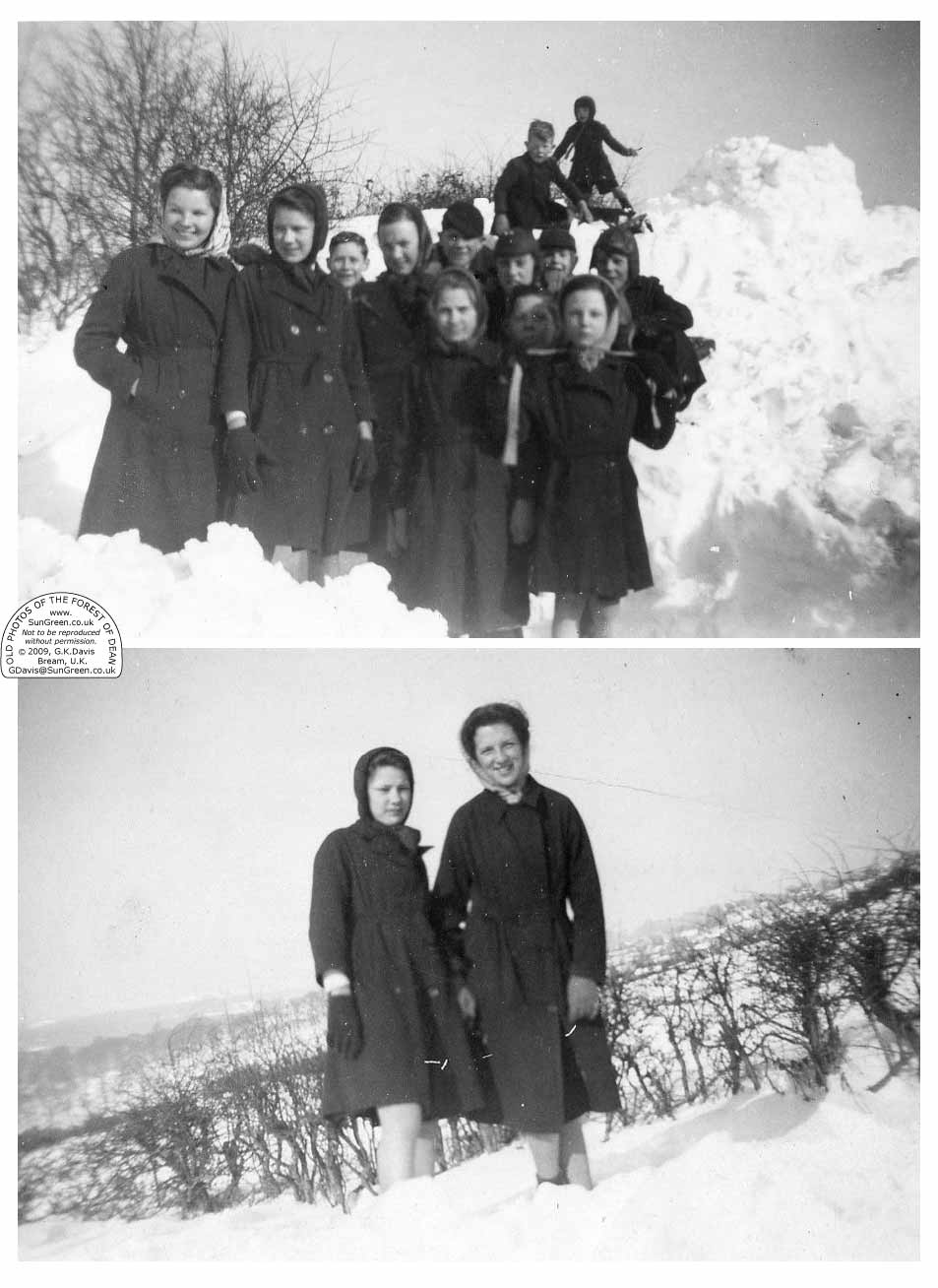 Snow at Yorkley Wood, 1947