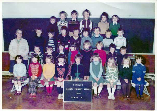 A photo of a class at Yokley 1979