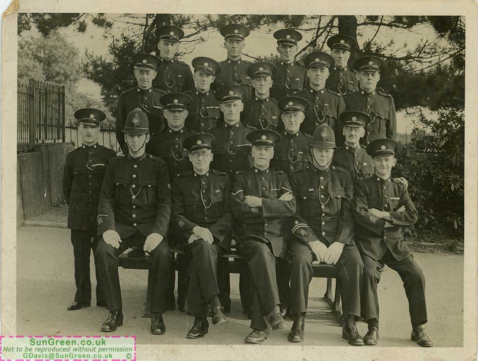 An old photo of Yorkley Special Constables