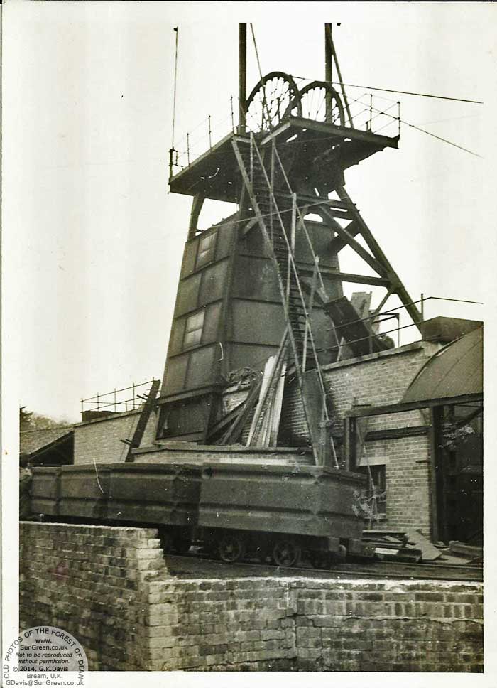 Princess Royal Colliery after closure - headframe