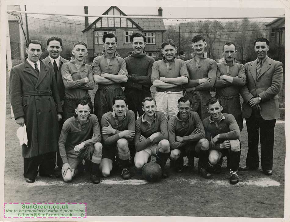Bream - A photo of members of a football team c. 1950
