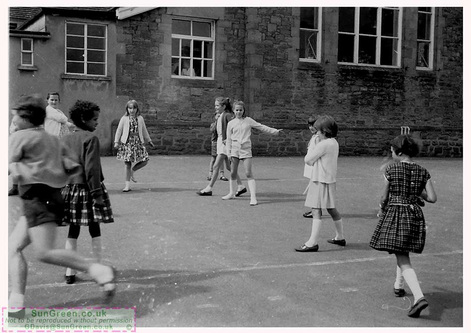 Bream Junior School playground in 1967