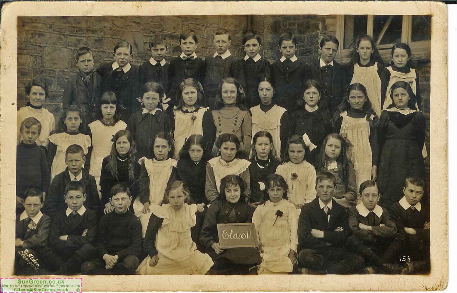 A photo of pupils at Bream School c. 1912