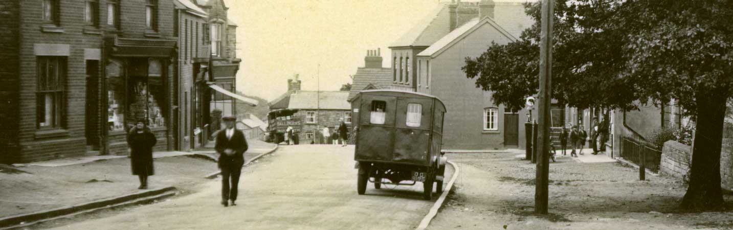 A detail from the Bream High Street photo