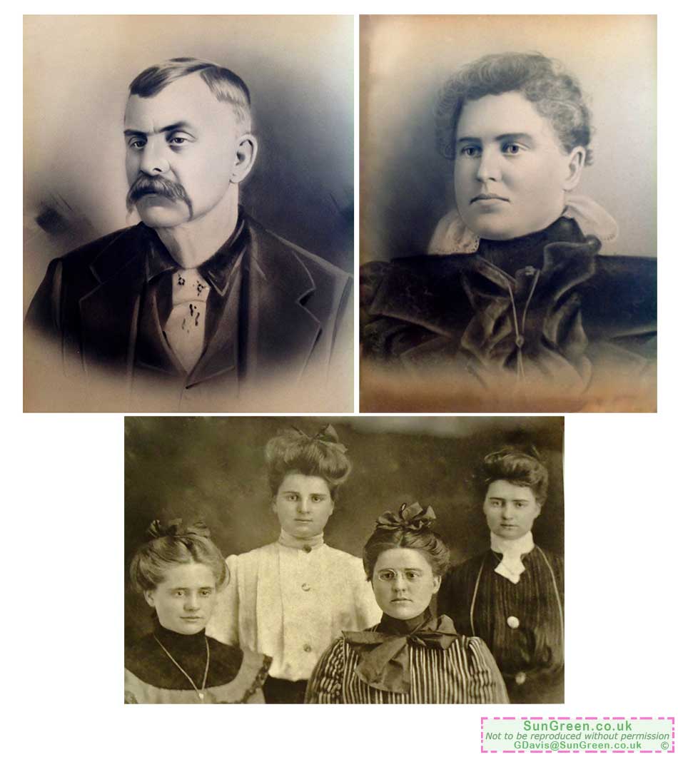 A photo of members of the Jenkins family
