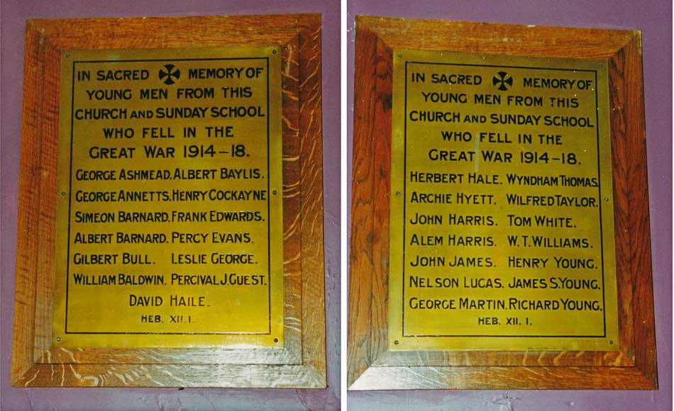 Cinderford Baptist memorial