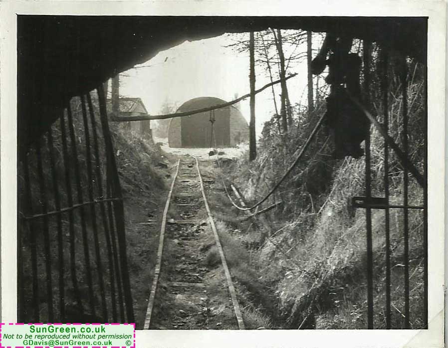 A photo taken underground at Heywood level