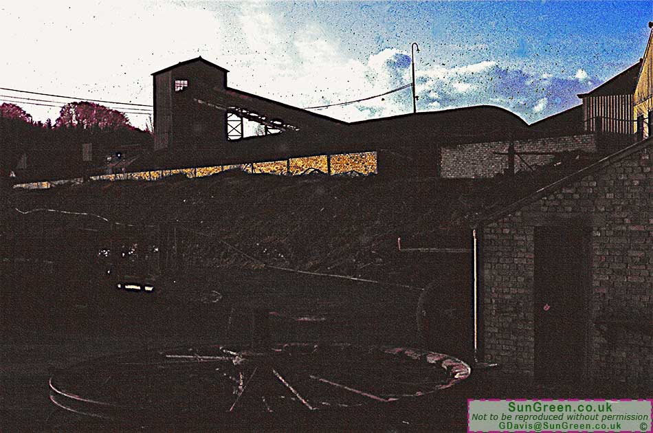 A photo of the Screens at Northern United colliery, Cinderford, Gloucestershire in 1965