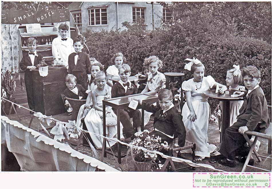 A float at Cinderford carnival around 1953.