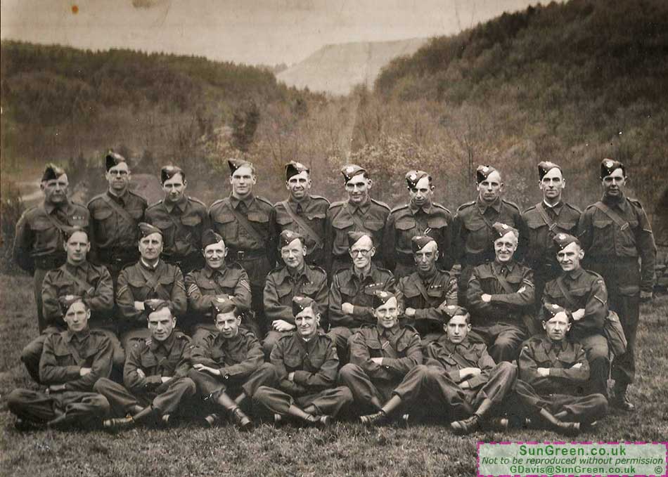 An old photo of Cinderford Home Guard from World War 2.