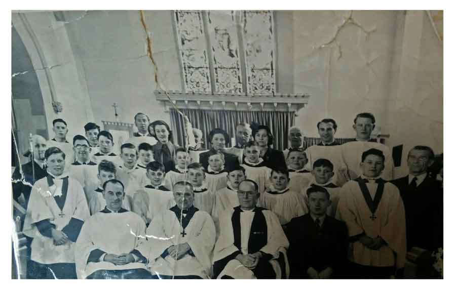 A photo of the members of Cinderford St Stephen's Choir