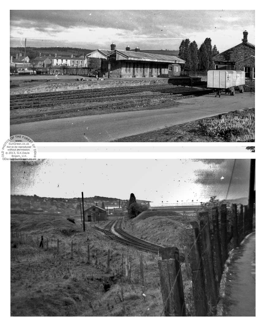 Cinderford station - 2 photos