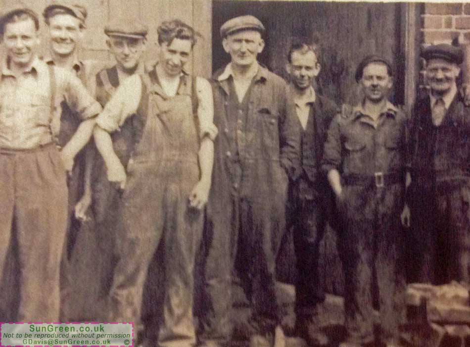 A photo of men at Northern United colliery in 1964