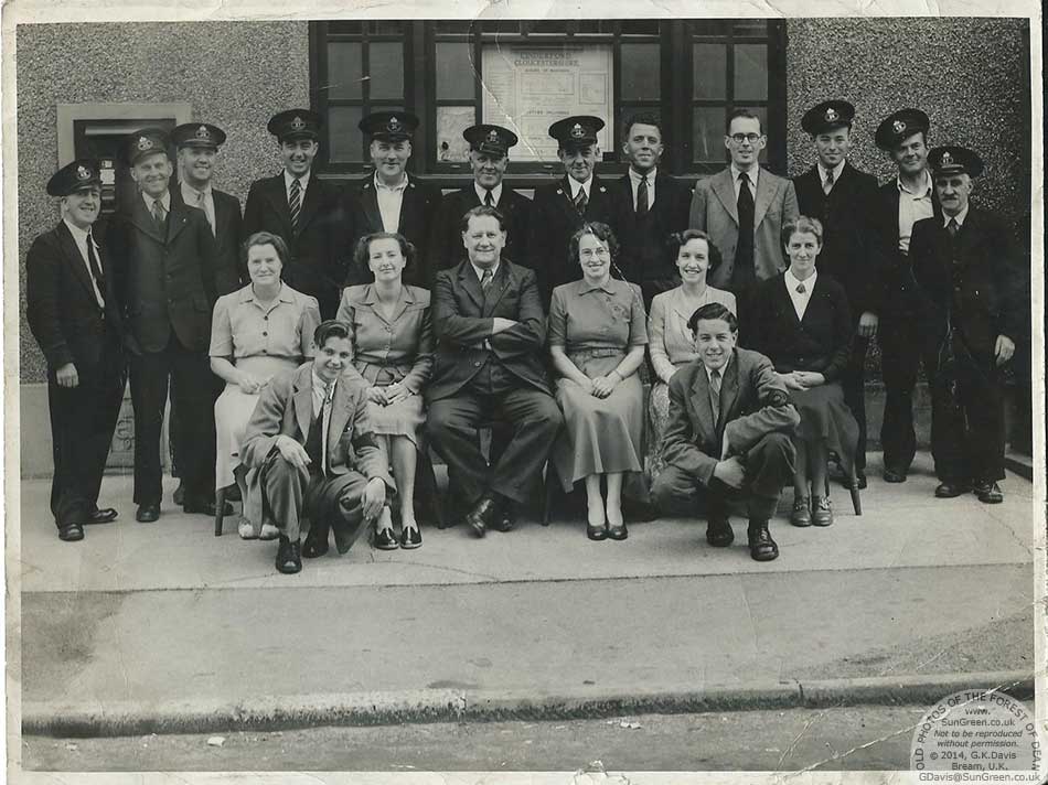 Cinderford postal staff 1950s