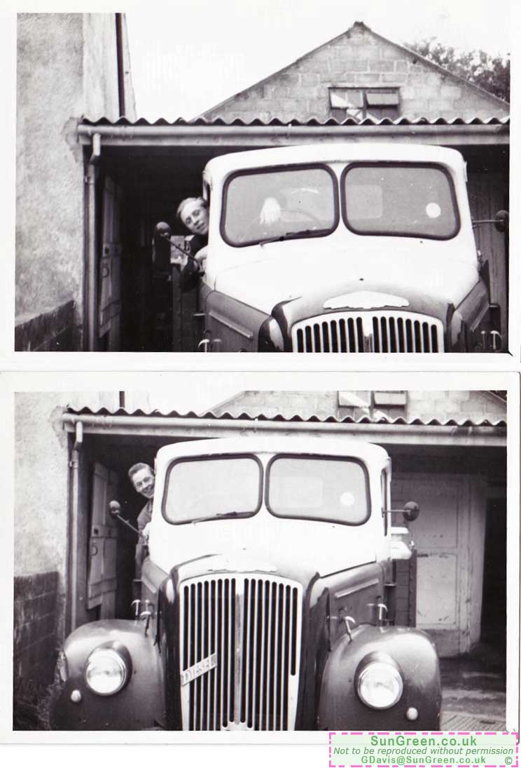 An image of a Morris milk truck