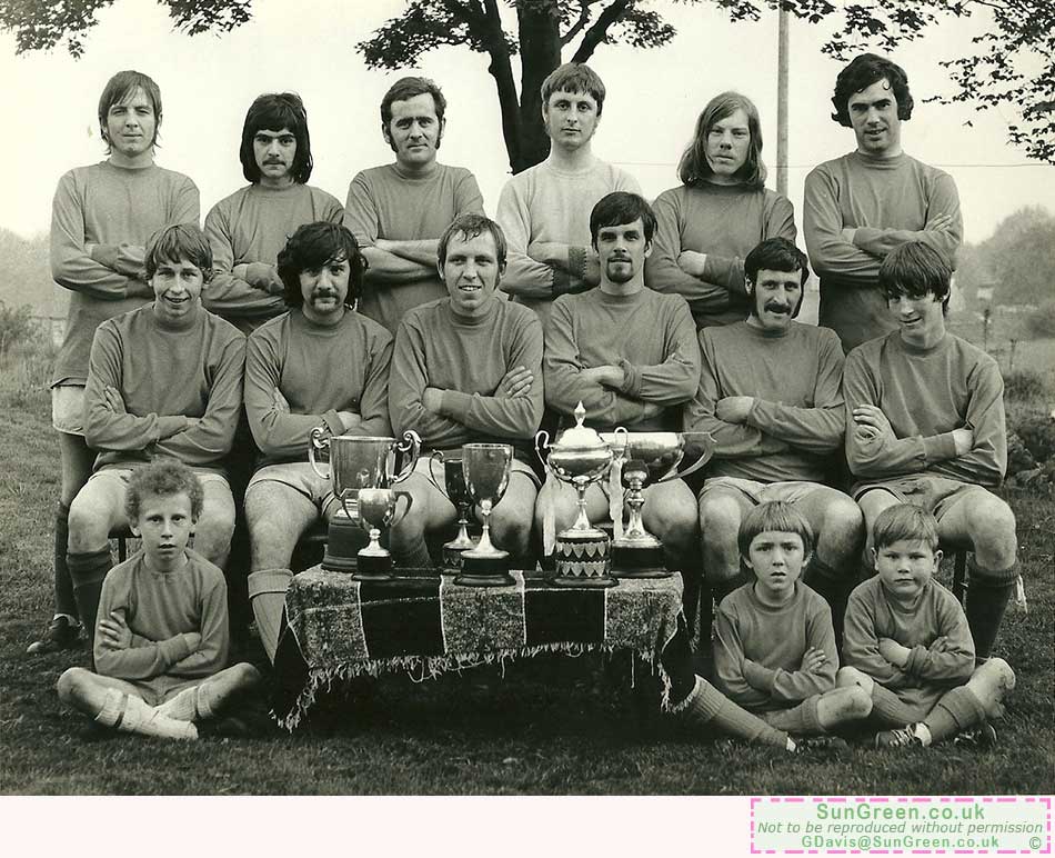 A photo of Mushet United football players in 1970