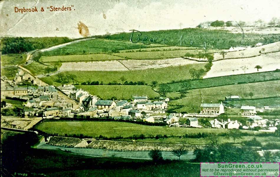 An old photo of Drybrook and the Stenders taken around 1920