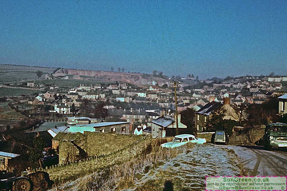 A photo of Drybrook Quarry from Harrow Hill
