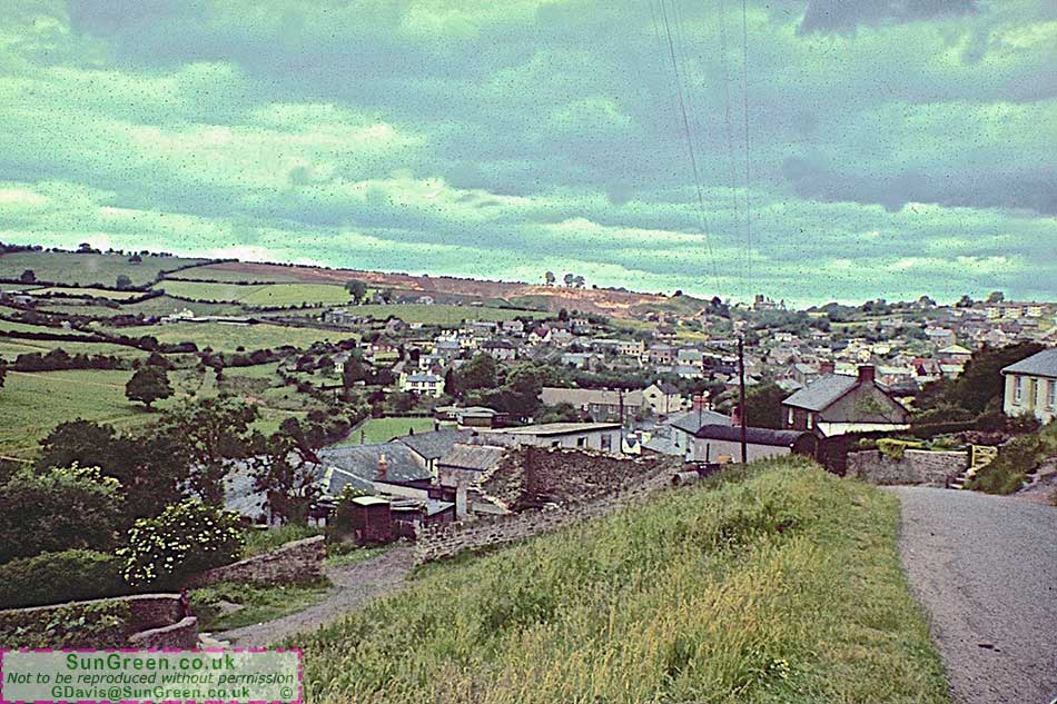 A photo of Drybrook, Gloucestershire taken from Harrow Hill in the Forest of Dean in 1967