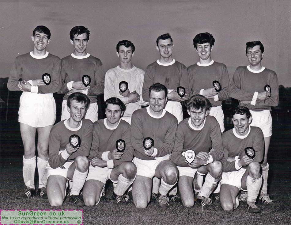 An old photo of Lydney Town AFC from 1964