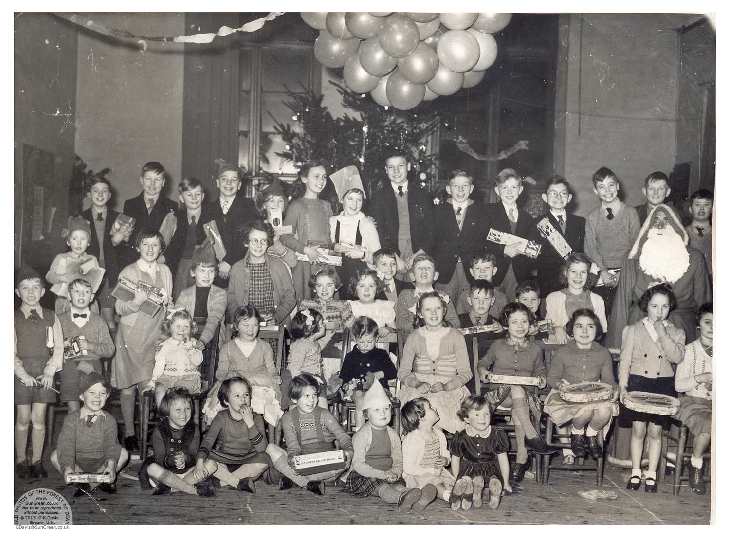 A Christmas party for the cjildren of the employees of Albany Engineering